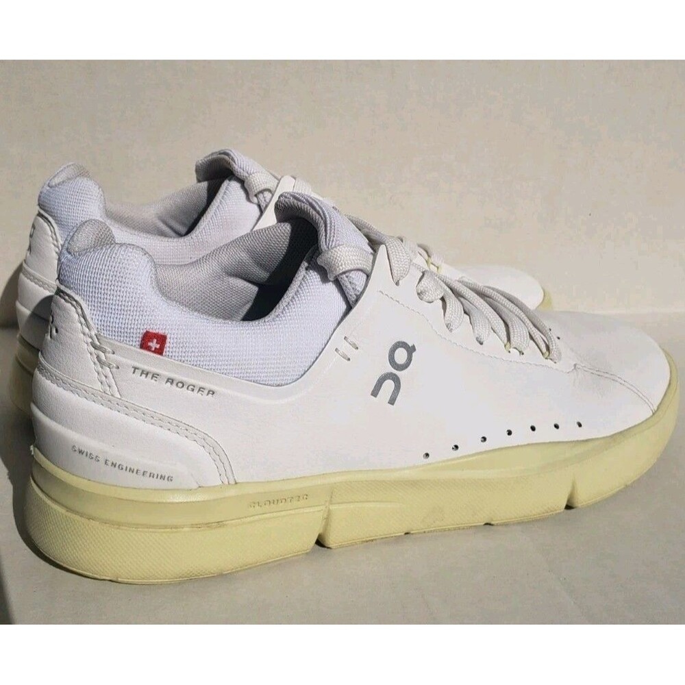 On Cloud THE ROGER Advantage Womens Running Shoes White Hay Size 6.5 - Picture 5 of 16